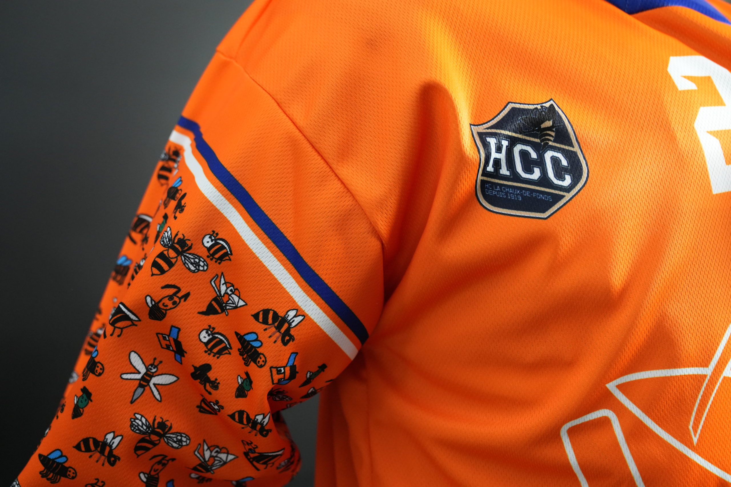 Un nouveau maillot d’échauffement pour le HCC